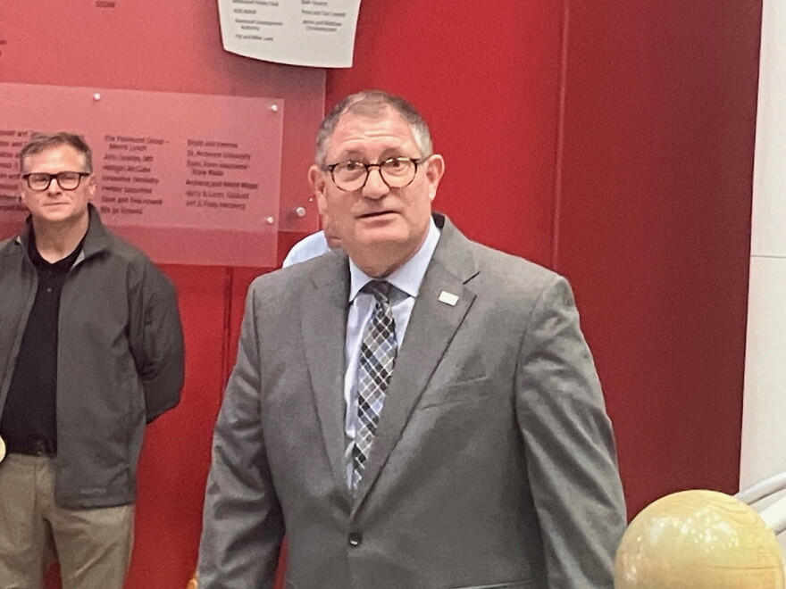 Bettendorf Mayor Bob Gallagher at the Bettendorf Public Library, Sept. 30, 2026.