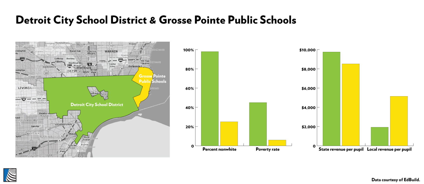 These school district lines highlight segregation hot spots in Michigan
