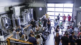 The Challenger Learning Center consulted with Keg Grove Brewing for this weekend's "Brews, Booze and Bubbles" event. Pre-pandemic photo.