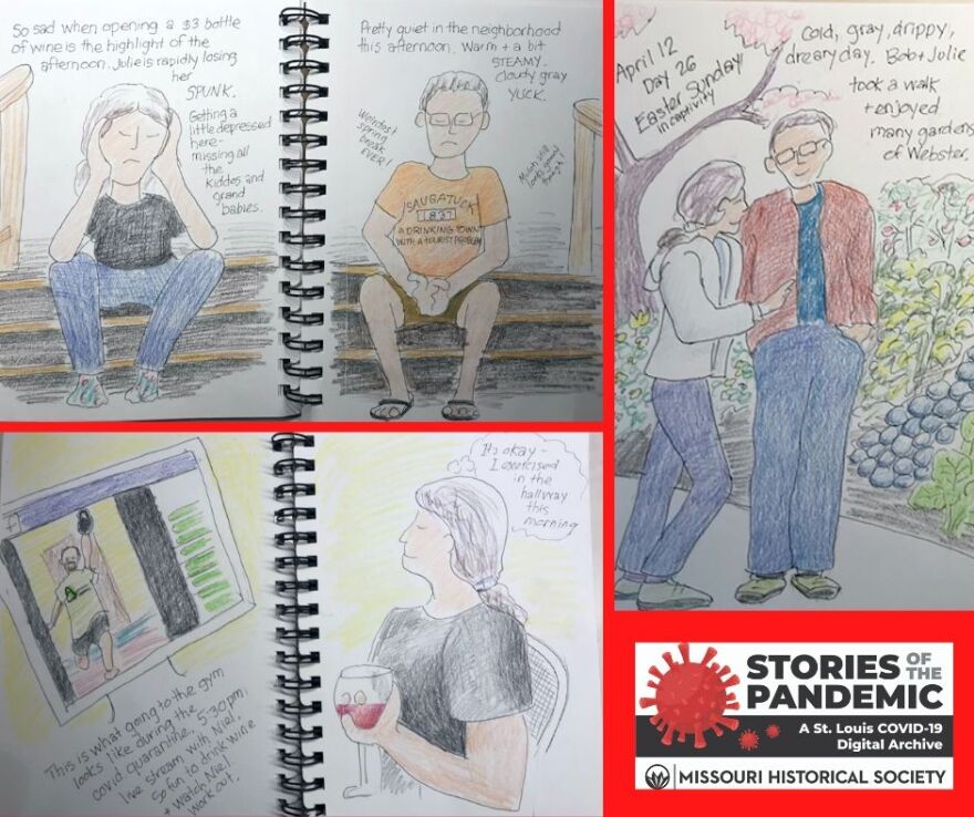 Curators have received hundreds of submissions including a graphic novel submitted by a grandmother documenting her life in quarantine for her grandkids.