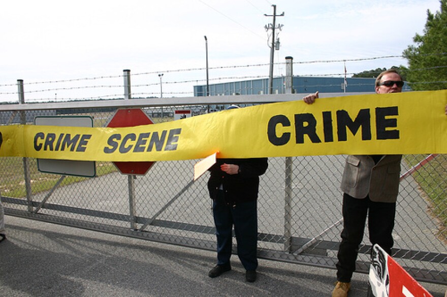North Carolina Stop Torture Now Crime Scene