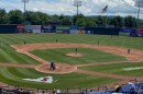 The Salem Red Sox play home game at Salem Memorial Ballpark in June