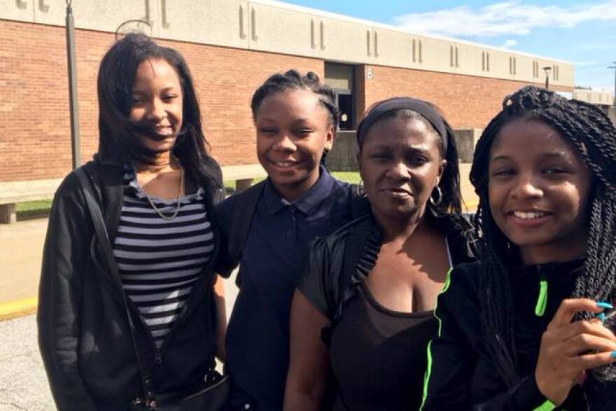 Latasha Marshall and her three daughters Deanna, Ashley and Janae are planning on moving from East Chicago after finding out their apartment is in the most lead-contaminated part of the city. The three girls will have to transfer schools mid school year.