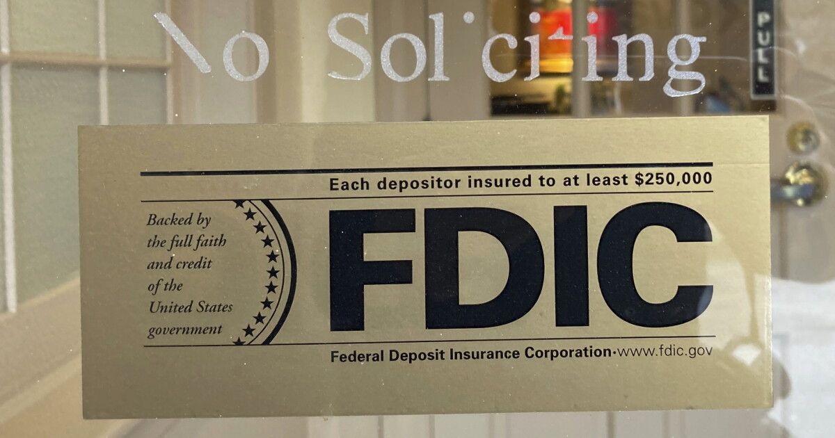 The FDIC was created exactly for this kind of crisis. Here's the history
