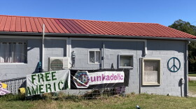 Allison Crews watches ICE detainees come and go from her community center called Phunkadelic.