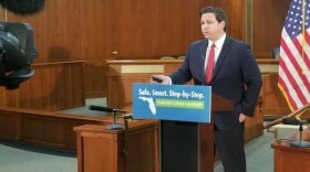 DeSantis wants schools to offer students the option to return to school five days a week starting in August if conditions allow it. 