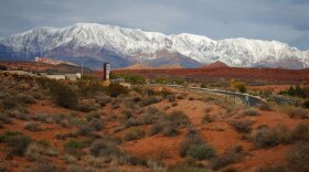 Snow covers the Pine Valley Mountains near St. George, Nov. 22, 2025. Southern Utah has fared better than other parts of the state so far this snow season.