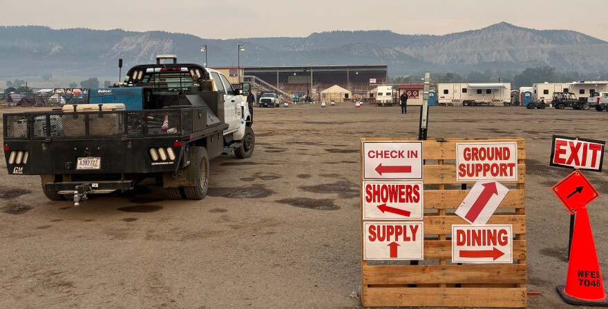 Scenes from inside the Gold Mountain Incident Command Post