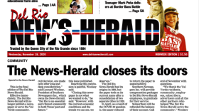 The news of the closure appears above the fold on the frontpage of the final edition.