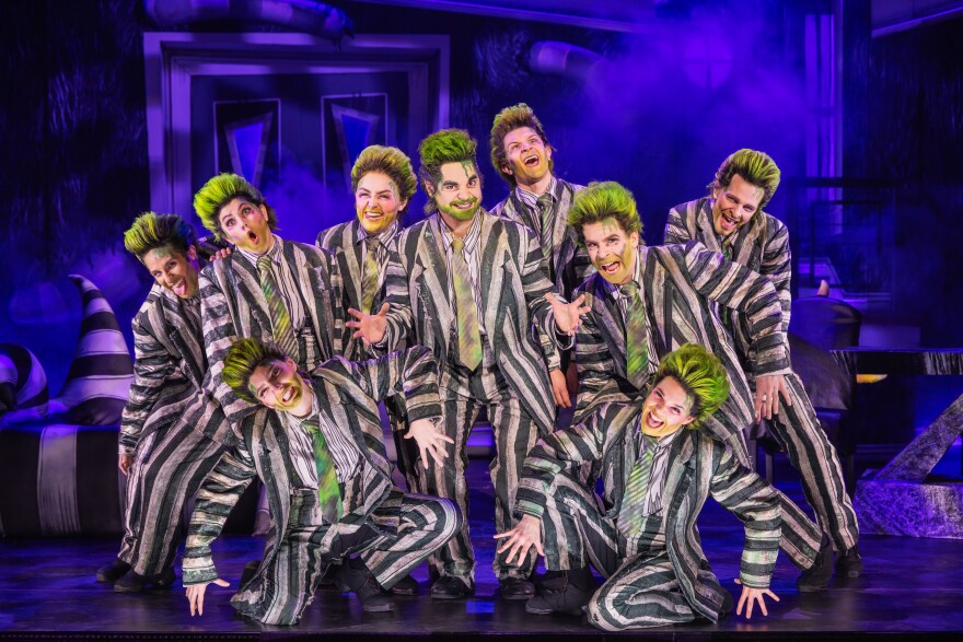 Ryan Stajmiger (Beetlejuice) and Beetlejuice North American Touring Company