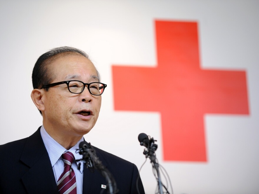 Yoo Chong-Ha, head of South Korea's Red Cross, announced the aid shipment during a news conference Monday at the agency's headquarters in Seoul.