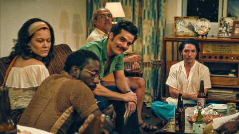 Wagner Moura and the cast of Kleber Mendonça Filho’s ‘The Secret Agent (O agento secreto).’