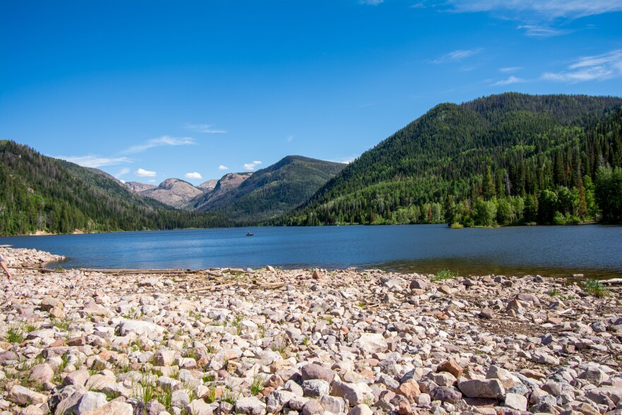A shot of the Smith and Morehouse Reservoir near Oakley, Utah