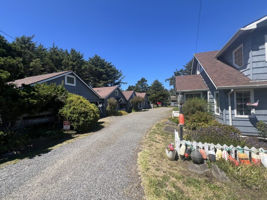 Rock Park Cottages on West Second Street in downtown Yachats was originally a motel built in the 1940s. It no longer meets the standards for that use and now all but one, which is available for nightly rental, serve as long-term rentals.