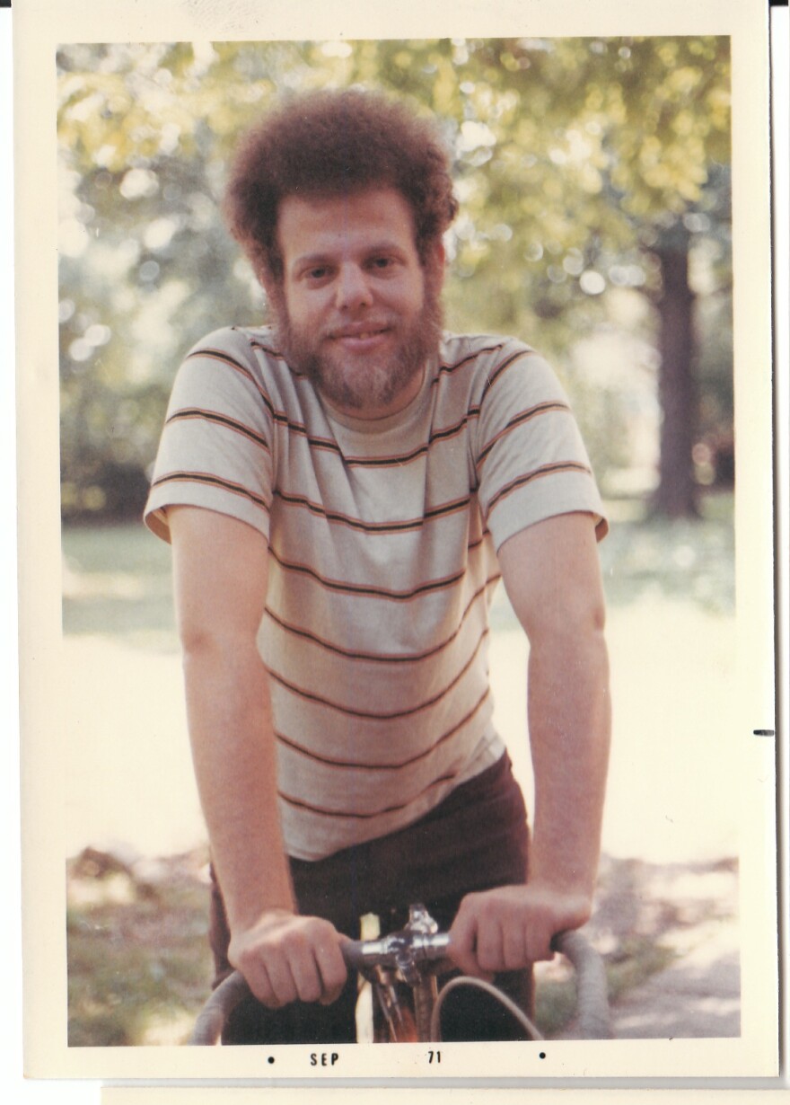 Jim Klein as an Antioch College student