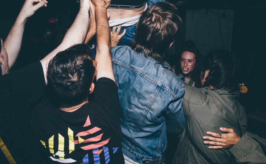 Fans got hype at the GYMSHORTS performance at Pü FeST in 2016.