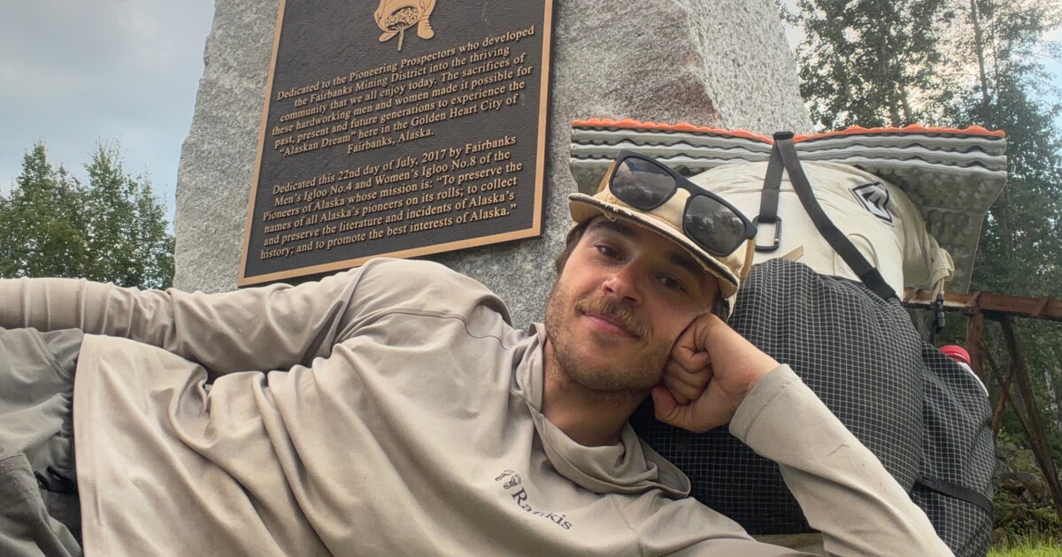 First to complete 500-mile Alaska Long Trail, a veteran, traded machine gun for lightweight pack
