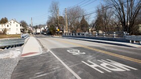 A recently-improved bridge in Christiana, Pa. in 2025. (Commonwealth Media Services)