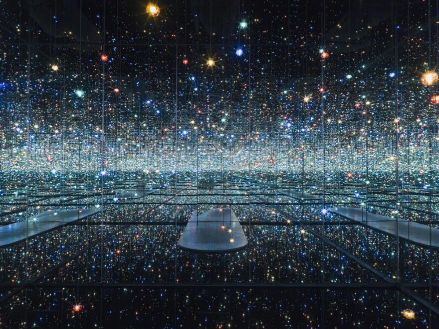 You can only spend about 45 seconds in Yayoi Kusama's <a href="http://www.thebroad.org/art/yayoi-kusama/infinity-mirrored-room-souls-millions-light-years-away">Infinity Mirrored Room - The Souls of Millions of Light Years Away</a><em> — </em>but in that short time you'll find yourself transported.