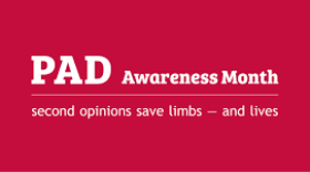 PAD Awareness Month Logo