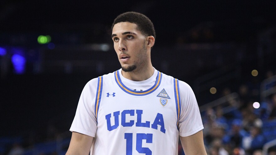 LiAngelo Ball is one of three UCLA basketball players who were detained in Hangzhou, China, reportedly over suspicions of shoplifting.