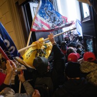 A pro-Trump mob breaks into the U.S. Capitol.