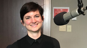 IndyGo spokesperson Lauren Day in the WFYI studio.