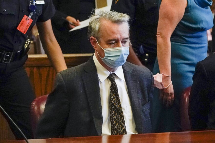Craig Inciardi appears in criminal court after being indicted for conspiracy involving handwritten notes for the Eagles album "Hotel California," Tuesday, July 12, 2022, in New York. [John Minchillo / AP]