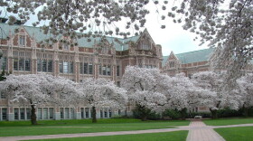 Springtime on the University of Washington campus. The Board of Regents announced this morning that University of Utah president Michael Young will take the top post at the U.W.