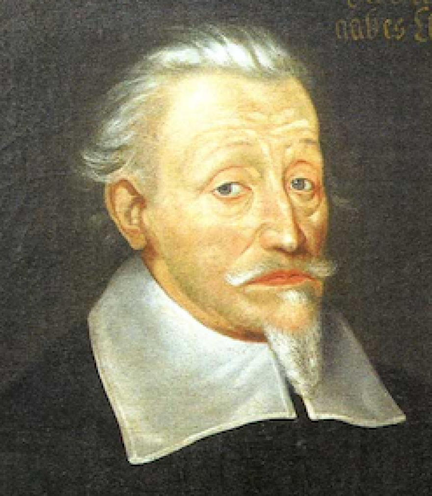 Portrait of composer Heinrich Schütz, painted by Christoph Spätner, c. 1660, the year he wrote his "Historia der Geburt Christi"