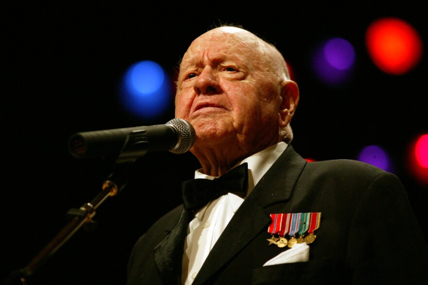 Frank Stasio spoke with Hollywood star Mickey Rooney in 2006 as he prepared to stage a show about his life in North Carolina.