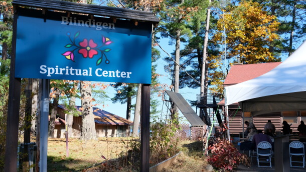 The Lac du Flambeau Tribe renamed the former Marywood Spirituality Center to the Biindigen Spiritual Center. Biindigen is the Ojibwe word for welcome.