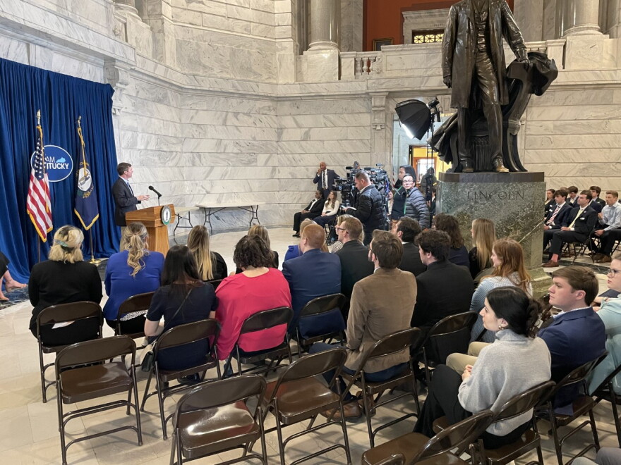 Governor Beshear Address University Student Government Leaders 03-09-23