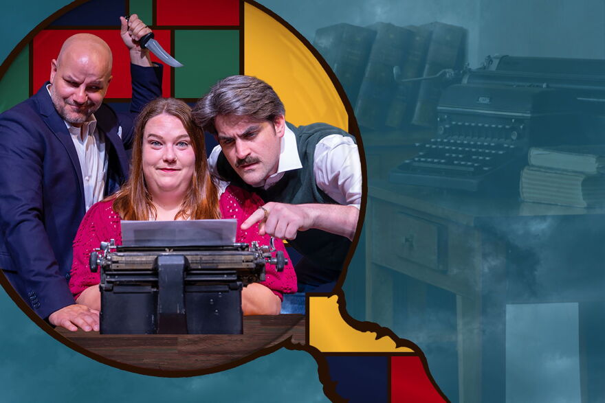 Florida Studio Theatre promotional photograph for 'Murder, She Improvised'