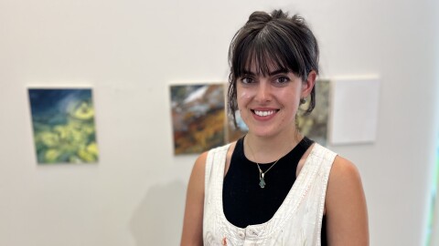 Mahin Thorp in the YAM studio