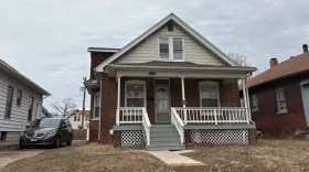 The house in the 2500 block of Iowa Street in Granite City where an illegal dental office operated.