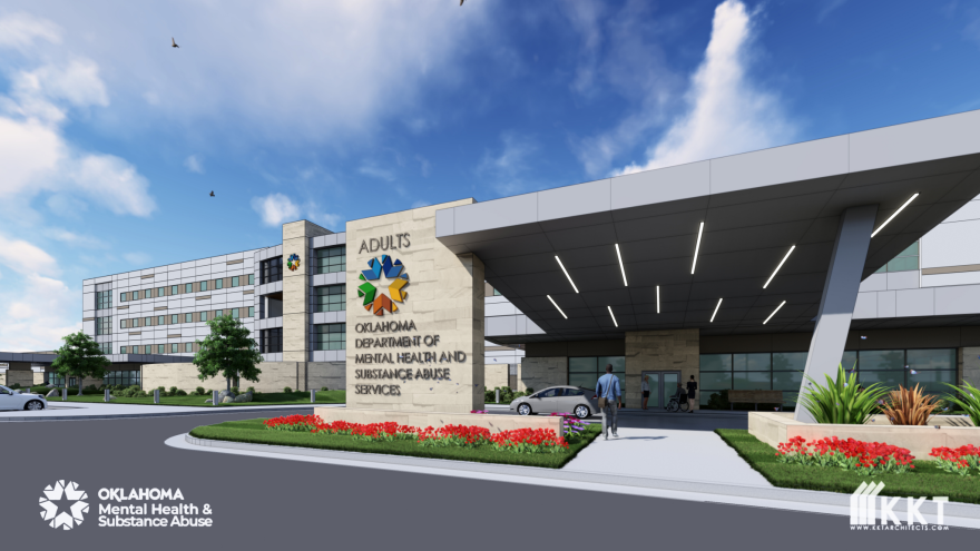 An artist rendering of the lapsed Donahue Behavioral Health Campus.
