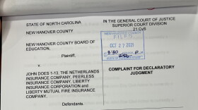 The New Hanover County Board of Education is taking its insurance carriers to court over a fairly sizeable disagreement in how much coverage they are entitled to.