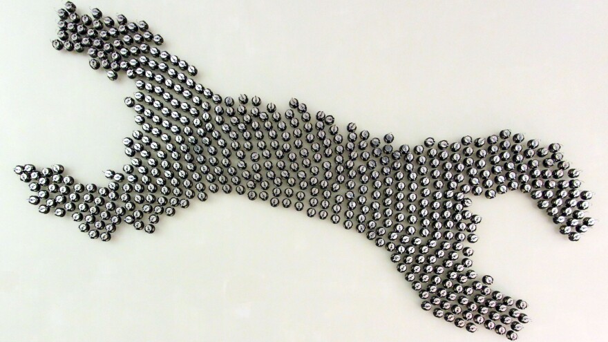 Rubenstein says eventually swarms of robots could link up to form handy tools at a moment's notice.