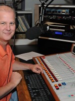 Joe Greene in WNCW Production Room