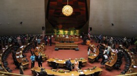 FILE — The Hawaiʻi House of Representatives on opening day. (Jan. 18, 2023)