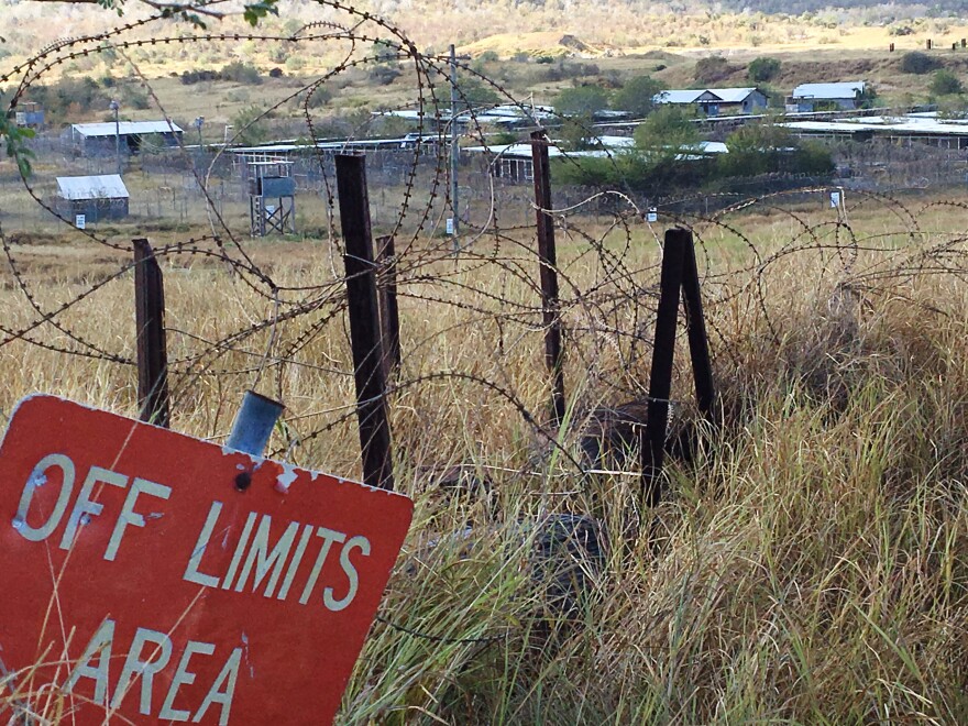 Camp X-ray, where first captives were held, is now abandoned.