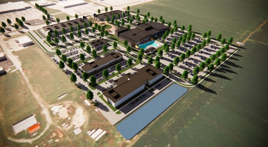 Another view of what the project might end up looking like.