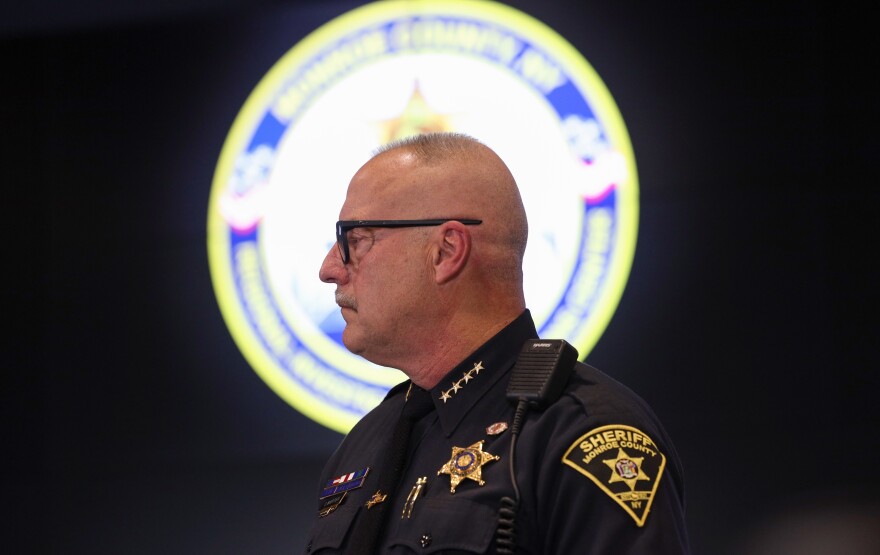 Monroe County Sheriff Todd K. Baxter announced the grand opening of the Regional Investigative Operations Center (RIOC). The facility is equipped to provide real-time data to support crime center personnel and aid law enforcement operations and investigations in the field.