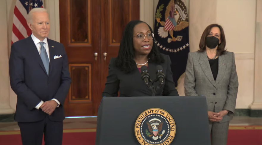 Judge Ketanji Brown Jackson was nominated for the U.S. Supreme Court on Friday. Image: White House video