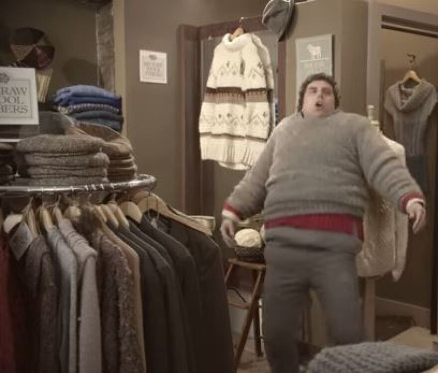 Still image from Ohio Lottery ad. 