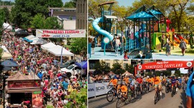 (Clockwise from left) Strawberry Fest in Cedarburg,