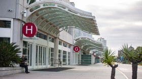 Like last year, the sidewalks around San Diego's convention center are empty and no one is lined up at the famed Hall H.