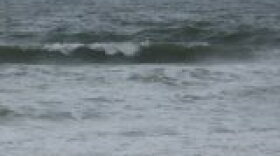 Storm waves pounded Carolina Beach as Tropical Storm Ernesto came ashore last fall.