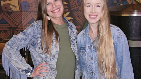 Front Porch host Laura Ray with Bronwyn